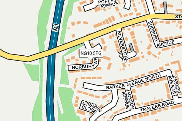 NG10 5FG map - OS OpenMap – Local (Ordnance Survey) NG10 5FG map - OS OpenMap – Local (Ordnance Survey)