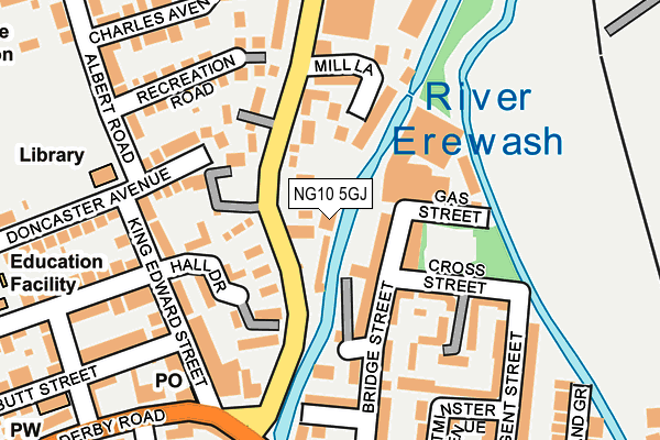 NG10 5GJ map - OS OpenMap – Local (Ordnance Survey) NG10 5GJ map - OS OpenMap – Local (Ordnance Survey)