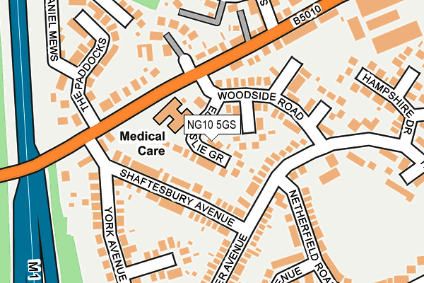 NG10 5GS map - OS OpenMap – Local (Ordnance Survey) NG10 5GS map - OS OpenMap – Local (Ordnance Survey)