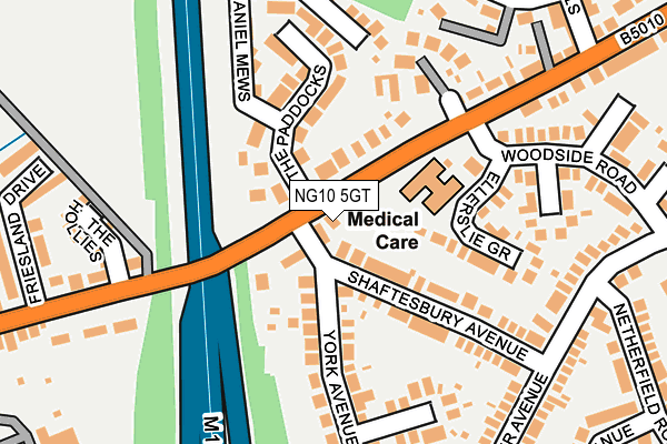 NG10 5GT map - OS OpenMap – Local (Ordnance Survey) NG10 5GT map - OS OpenMap – Local (Ordnance Survey)