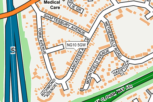 NG10 5GW map - OS OpenMap – Local (Ordnance Survey) NG10 5GW map - OS OpenMap – Local (Ordnance Survey)