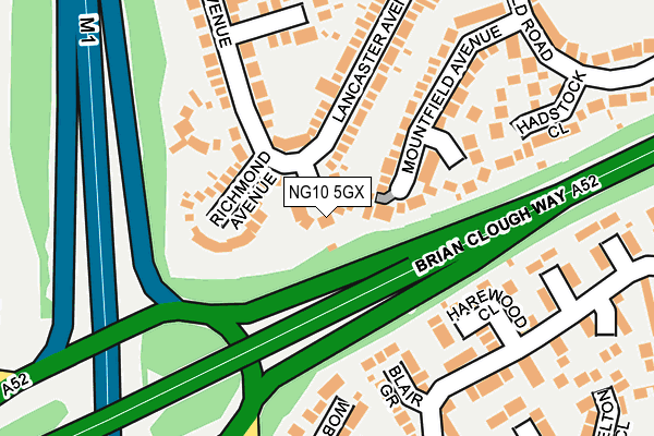 NG10 5GX map - OS OpenMap – Local (Ordnance Survey) NG10 5GX map - OS OpenMap – Local (Ordnance Survey)