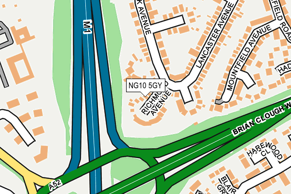 NG10 5GY map - OS OpenMap – Local (Ordnance Survey)