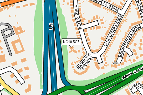 NG10 5GZ map - OS OpenMap – Local (Ordnance Survey) NG10 5GZ map - OS OpenMap – Local (Ordnance Survey)