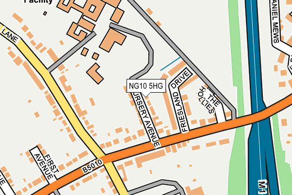 NG10 5HG map - OS OpenMap – Local (Ordnance Survey) NG10 5HG map - OS OpenMap – Local (Ordnance Survey)