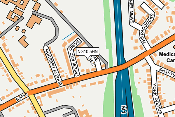 NG10 5HN map - OS OpenMap – Local (Ordnance Survey) NG10 5HN map - OS OpenMap – Local (Ordnance Survey)