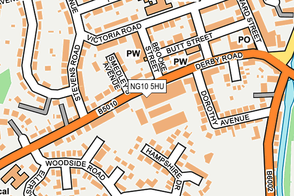 NG10 5HU map - OS OpenMap – Local (Ordnance Survey) NG10 5HU map - OS OpenMap – Local (Ordnance Survey)