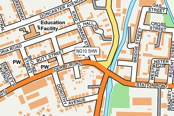 NG10 5HW map - OS OpenMap – Local (Ordnance Survey) NG10 5HW map - OS OpenMap – Local (Ordnance Survey)