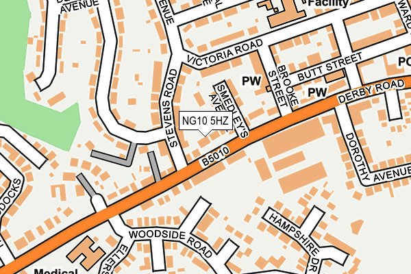 NG10 5HZ map - OS OpenMap – Local (Ordnance Survey) NG10 5HZ map - OS OpenMap – Local (Ordnance Survey)