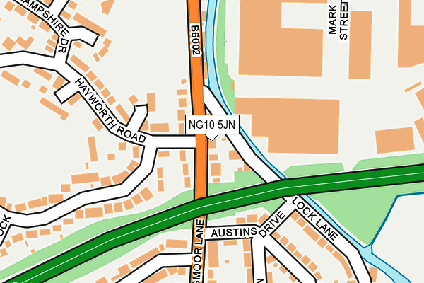 NG10 5JN map - OS OpenMap – Local (Ordnance Survey) NG10 5JN map - OS OpenMap – Local (Ordnance Survey)
