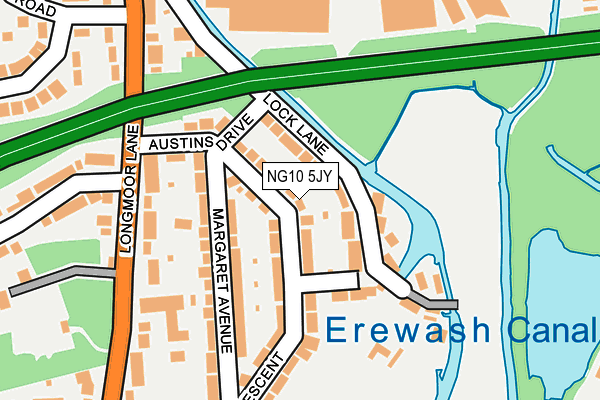 NG10 5JY map - OS OpenMap – Local (Ordnance Survey) NG10 5JY map - OS OpenMap – Local (Ordnance Survey)