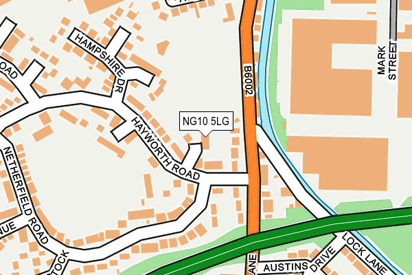 NG10 5LG map - OS OpenMap – Local (Ordnance Survey) NG10 5LG map - OS OpenMap – Local (Ordnance Survey)