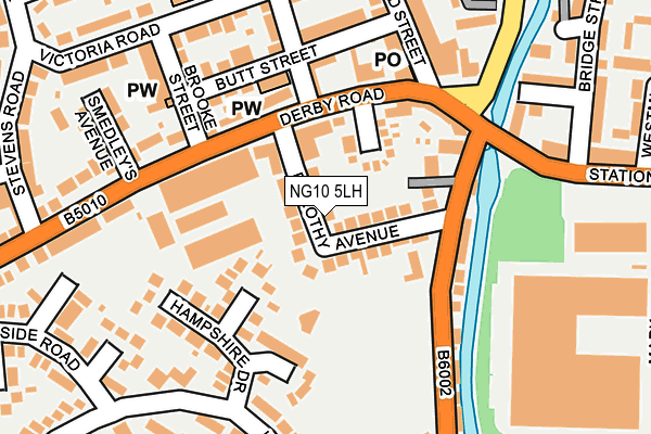 NG10 5LH map - OS OpenMap – Local (Ordnance Survey) NG10 5LH map - OS OpenMap – Local (Ordnance Survey)