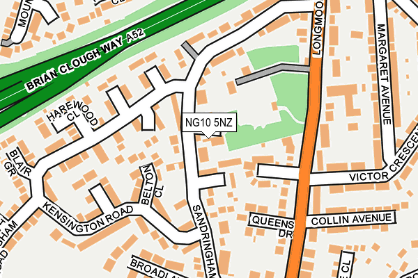 NG10 5NZ map - OS OpenMap – Local (Ordnance Survey) NG10 5NZ map - OS OpenMap – Local (Ordnance Survey)