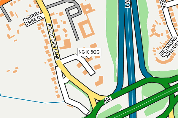 NG10 5QG map - OS OpenMap – Local (Ordnance Survey) NG10 5QG map - OS OpenMap – Local (Ordnance Survey)