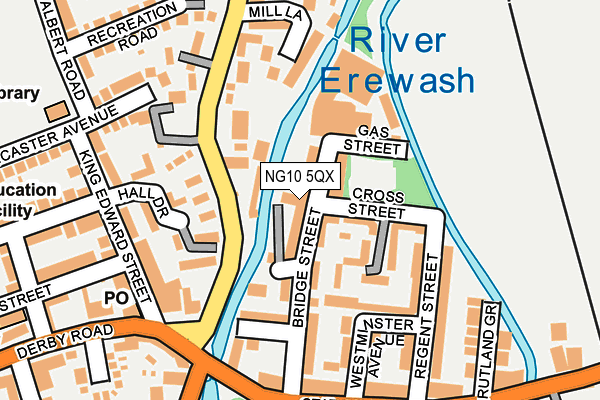 NG10 5QX map - OS OpenMap – Local (Ordnance Survey) NG10 5QX map - OS OpenMap – Local (Ordnance Survey)