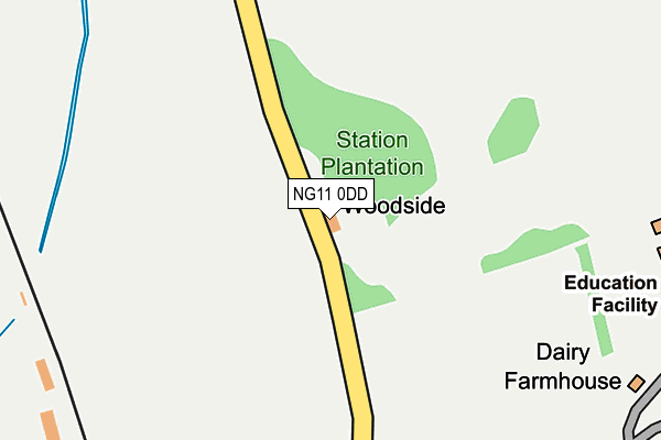NG11 0DD map - OS OpenMap – Local (Ordnance Survey) NG11 0DD map - OS OpenMap – Local (Ordnance Survey)