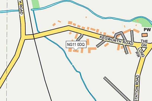 NG11 0DQ map - OS OpenMap – Local (Ordnance Survey) NG11 0DQ map - OS OpenMap – Local (Ordnance Survey)