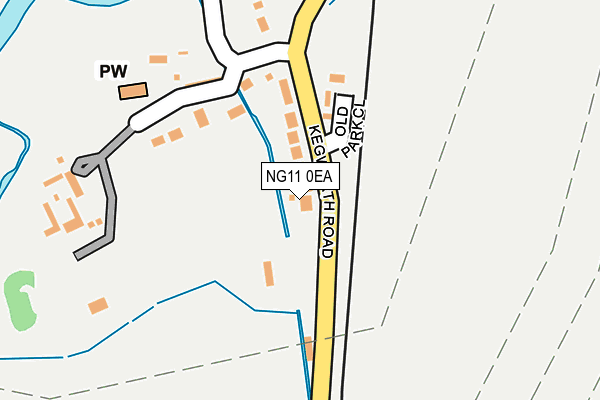 NG11 0EA map - OS OpenMap – Local (Ordnance Survey) NG11 0EA map - OS OpenMap – Local (Ordnance Survey)