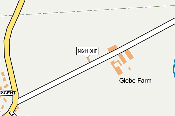 NG11 0HF map - OS OpenMap – Local (Ordnance Survey) NG11 0HF map - OS OpenMap – Local (Ordnance Survey)