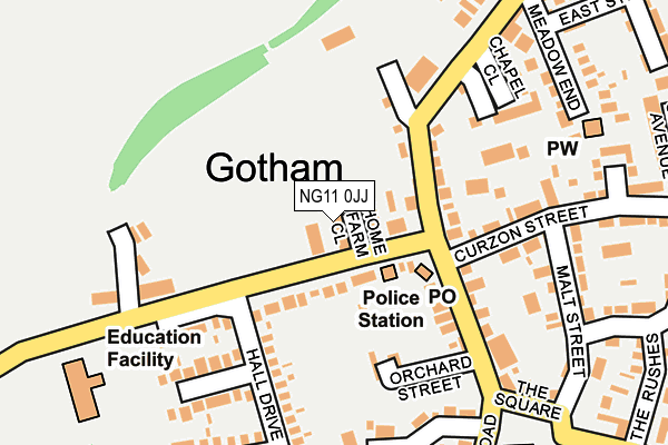 NG11 0JJ map - OS OpenMap – Local (Ordnance Survey) NG11 0JJ map - OS OpenMap – Local (Ordnance Survey)