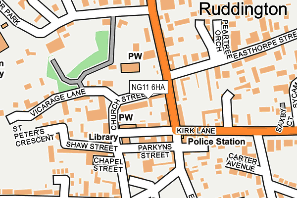 NG11 6HA map - OS OpenMap – Local (Ordnance Survey) NG11 6HA map - OS OpenMap – Local (Ordnance Survey)