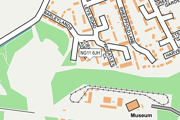 NG11 6JH map - OS OpenMap – Local (Ordnance Survey) NG11 6JH map - OS OpenMap – Local (Ordnance Survey)