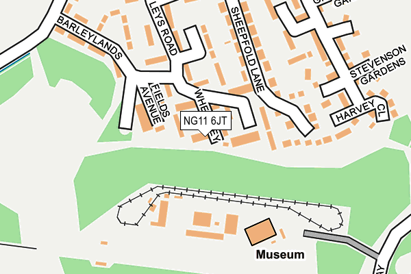 NG11 6JT map - OS OpenMap – Local (Ordnance Survey) NG11 6JT map - OS OpenMap – Local (Ordnance Survey)
