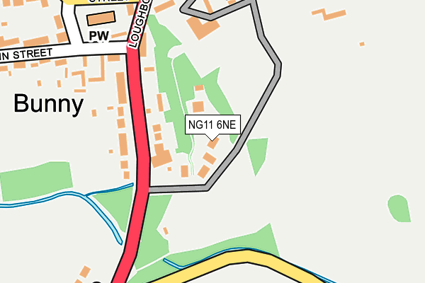 NG11 6NE map - OS OpenMap – Local (Ordnance Survey) NG11 6NE map - OS OpenMap – Local (Ordnance Survey)