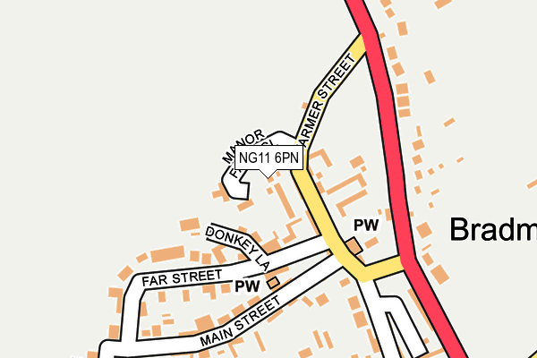 NG11 6PN map - OS OpenMap – Local (Ordnance Survey) NG11 6PN map - OS OpenMap – Local (Ordnance Survey)