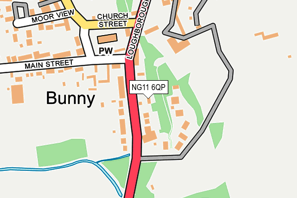 NG11 6QP map - OS OpenMap – Local (Ordnance Survey) NG11 6QP map - OS OpenMap – Local (Ordnance Survey)