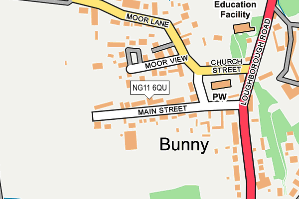 NG11 6QU map - OS OpenMap – Local (Ordnance Survey) NG11 6QU map - OS OpenMap – Local (Ordnance Survey)
