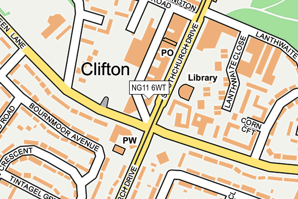 NG11 6WT map - OS OpenMap – Local (Ordnance Survey) NG11 6WT map - OS OpenMap – Local (Ordnance Survey)