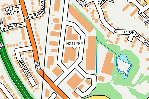 NG11 7EP map - OS OpenMap – Local (Ordnance Survey) NG11 7EP map - OS OpenMap – Local (Ordnance Survey)
