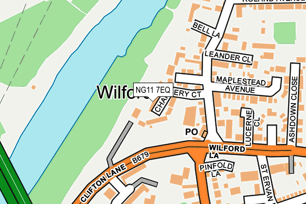 NG11 7EQ map - OS OpenMap – Local (Ordnance Survey) NG11 7EQ map - OS OpenMap – Local (Ordnance Survey)