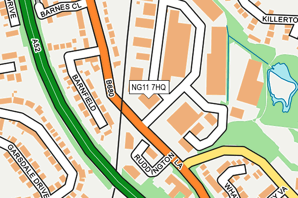 NG11 7HQ map - OS OpenMap – Local (Ordnance Survey) NG11 7HQ map - OS OpenMap – Local (Ordnance Survey)