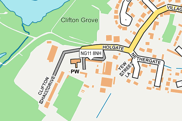 NG11 8NH map - OS OpenMap – Local (Ordnance Survey) NG11 8NH map - OS OpenMap – Local (Ordnance Survey)