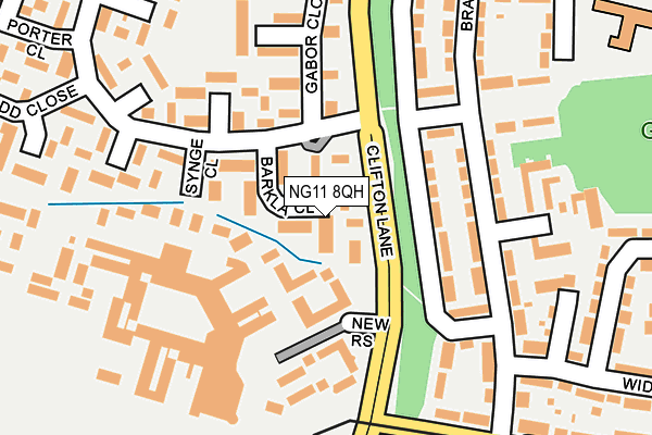NG11 8QH map - OS OpenMap – Local (Ordnance Survey) NG11 8QH map - OS OpenMap – Local (Ordnance Survey)