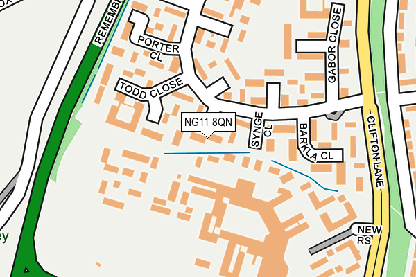 NG11 8QN map - OS OpenMap – Local (Ordnance Survey) NG11 8QN map - OS OpenMap – Local (Ordnance Survey)