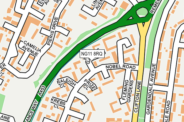 NG11 8RQ map - OS OpenMap – Local (Ordnance Survey) NG11 8RQ map - OS OpenMap – Local (Ordnance Survey)