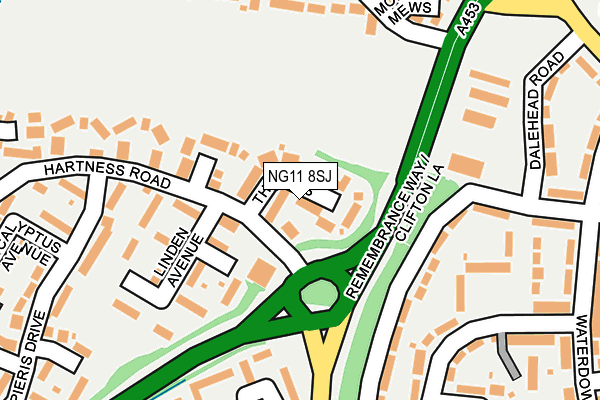 NG11 8SJ map - OS OpenMap – Local (Ordnance Survey) NG11 8SJ map - OS OpenMap – Local (Ordnance Survey)