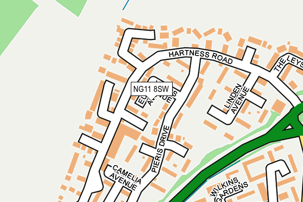 NG11 8SW map - OS OpenMap – Local (Ordnance Survey) NG11 8SW map - OS OpenMap – Local (Ordnance Survey)