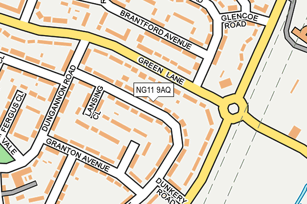 NG11 9AQ map - OS OpenMap – Local (Ordnance Survey) NG11 9AQ map - OS OpenMap – Local (Ordnance Survey)