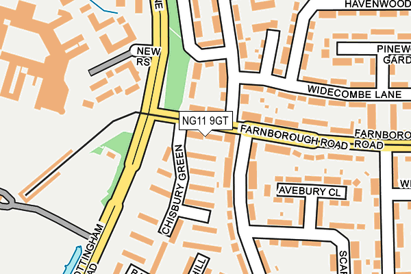 NG11 9GT map - OS OpenMap – Local (Ordnance Survey) NG11 9GT map - OS OpenMap – Local (Ordnance Survey)