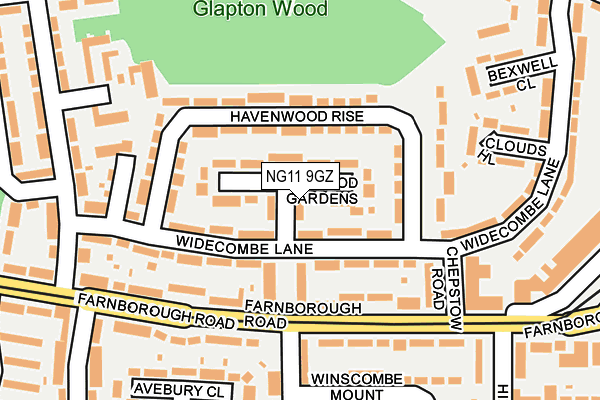 NG11 9GZ map - OS OpenMap – Local (Ordnance Survey) NG11 9GZ map - OS OpenMap – Local (Ordnance Survey)