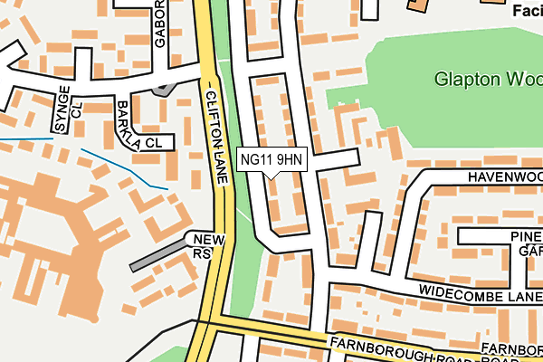 NG11 9HN map - OS OpenMap – Local (Ordnance Survey) NG11 9HN map - OS OpenMap – Local (Ordnance Survey)