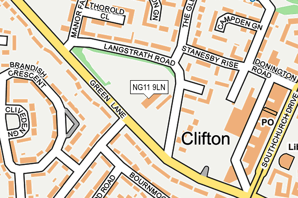 NG11 9LN map - OS OpenMap – Local (Ordnance Survey) NG11 9LN map - OS OpenMap – Local (Ordnance Survey)