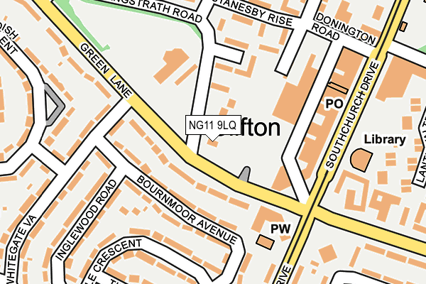 NG11 9LQ map - OS OpenMap – Local (Ordnance Survey) NG11 9LQ map - OS OpenMap – Local (Ordnance Survey)