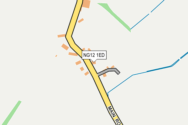 NG12 1ED map - OS OpenMap – Local (Ordnance Survey) NG12 1ED map - OS OpenMap – Local (Ordnance Survey)