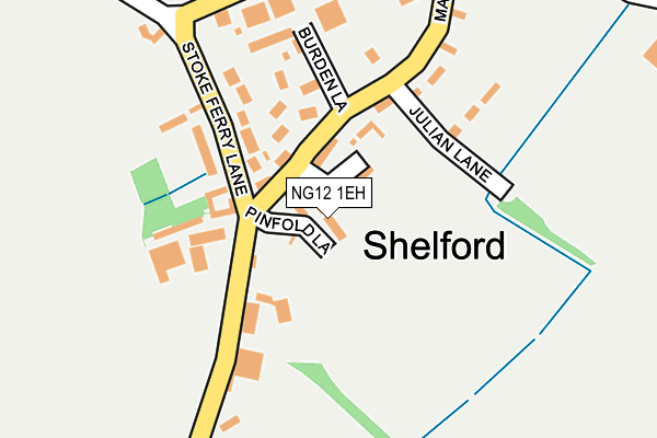 NG12 1EH map - OS OpenMap – Local (Ordnance Survey) NG12 1EH map - OS OpenMap – Local (Ordnance Survey)